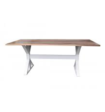 Browse through over 90 table design combinations, taking inspiration from some of our trestle tables, round tables, oval tables, conference tables, tables with metal work, live edge tables, stained or painted bases, turned legs, tapered legs, or straight legs. New England Trestle Farm Table Hybrid Saltwoods