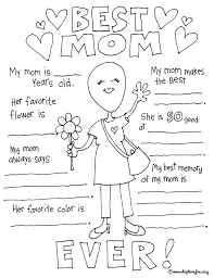 Happy mother's day coloring sheets for kids to color for their mom or grandma. Printable Mothers Day Coloring Pages Design Corral