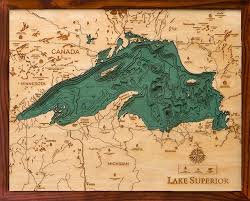 Wooden Topographical Maps Reveal Underwater Depths
