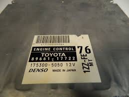 2000 02 Toyota Mr2 89661 17722 Engine Computer Unit Ecu Ecm Denso Toyota Mr2 Toyota Computer Sketch