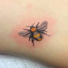 The bee in this tattoo looks more like an insect as it doesn't have very. 21 Bumble Bee Tattoo Designs Ideas Design Trends Premium Psd Vector Downloads