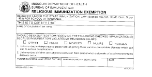There are three possible vaccine exemptions: Exemption Harmony Health And Wellness