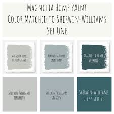 Joanna Gaines Magnolia Home Paint Color Matched To Sherwin Williams Perfect Mo Joanna Gaines Paint Colors Farmhouse Paint Colors Interior Magnolia Homes Paint