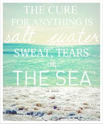 The Cure For Anything Is Salt Water Tears Sweat Or The Sea 18