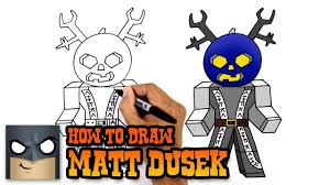 How To Draw Matt Dusek Roblox Drawings Easy Cartoon Drawings Cartooning 4 Kids