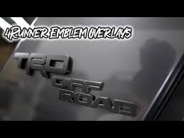 The toyota 4runner is one of the japanese company's first domestic suvs. 5th Gen 4runner Black Emblem Covers Must Have Youtube