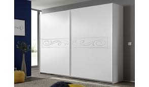 Meuble de rangement sous escalier blanc avec portes battantes goodhome atomia h. Armoire Blanche A Porte Coulissante 275 Cm Pour Chambre Adulte