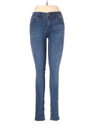 details about black label by cest toi women blue jeans 29w