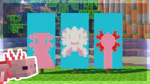 Minecraft rezepte minecraft bilder minecraft baupläne minecraft bau ideen minecraft projekte minecraft dekorationen banner ideen psychedelische zeichnungen coole ideen. How To Make An Axolotl Banner In Minecraft 1 16 Loom Crafting Youtube