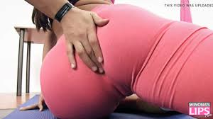 Hot yoga girl teasing cock