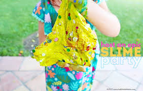 How To Host An Epic Slime Party Babble Dabble Do