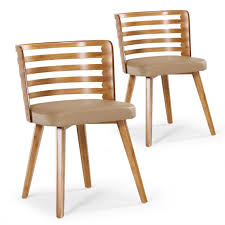 Les chaises scandinaves en bois ou en plastique sont extrêmement faciles à entretenir et sont parfaites pour la. Lot De 2 Chaises Scandinaves Bois Et Creme Koxy 3 Suisses