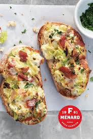 Tartines Au Bacon Aux Poireaux Et Au Fromage Recette Recettes De Cuisine Recette Recette Tartine