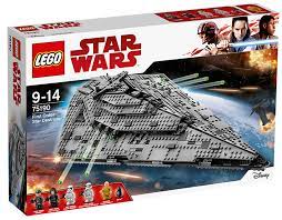 Lego Star Wars The Last Jedi First Order Star Destroyer 75190 Lego Star Star Destroyer Lego Star Wars