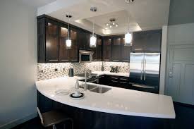 White kitchen cabinets with dark countertops. Urban Townhome Kitchen With Espresso Cabinets And White Quartz Counters Modern Kitchen Portland By Jordan Iverson Signature Homes Houzz