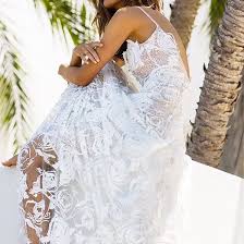 Tropical Goddess In Love With This Beautiful Dress By None Other Than Grace Loves Lace Tag Someone Beach Wedding Dress Wedding Dresses Lace Lace Weddings