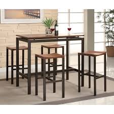 Picket house furnishings keaton 5 piece round dining set. Coaster 5 Piece Counter Height Table And Chair Set Multiple Colors Walmart Com Walmart Com