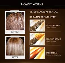 The benefits of coconut oil on hair all go back to medium chain fatty acids. Keratin Repair Hair Mask 1 Box Vickypick Hair Mask For Damaged Hair Hair Repair Hair Repair Mask