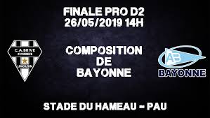 Zapping quinze mondial prix epcr : Pro D2 Finale Brive Bayonne Composition De L Aviron Bayonnais Allezbriverugby