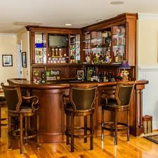 Creative home bar design with rustic feel. Corner Bar Houzz