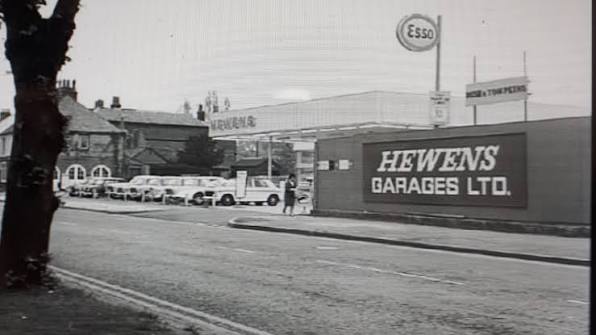 Coulten's garage Leyland Lane 1960s