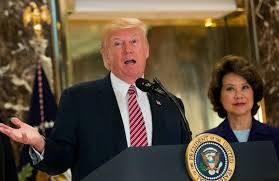 An immigrant who arrived at age 8, not knowing how to speak english, she received her citizenship at the. Transportation Secretary Elaine Chao Resigns After Capitol Riot