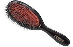 The junior mixture brush uses a combination of nylon whether or not your hair is as fine as mine, it could probably still benefit from a hair brush that won't tug at it much after the shower, and that'll work. Mason Pearson Junior Hair Brush Bn2 In Dark Ruby Tressence Com