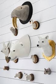 Interior Design On Offset Animal Wall Art Animal Head Wall Sculpture Kids Room Wall Art