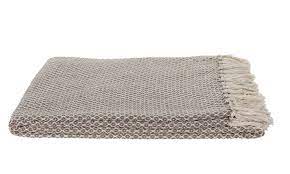 Jeté de canapé à frange en coton l 220 x l 180 cm. Plaid Jete De Canape En Coton Beige Et Ecru A Motifs Aspect Tisse Avec Franges 130x170cm Plaids Jetes Pier Import