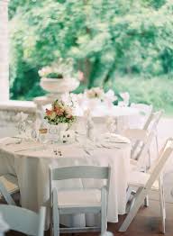 Pretty Peach Pink Wedding From Clary Pfeiffer Fine Art Photographer Peach Pink Wedding White Folding Chairs Reception Decorations