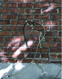 .a 53' gap through two brick walls and am unsure if i need to upgrade my router or try some other solution, (running ethernet cables is out of the you could probably run a cat6 cable through the brick wall, along the outside of the building and back in without leaving any noticeable marks other. How Should Coax Cable Enter The House In A Harsh Climate Home Improvement Stack Exchange