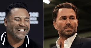 De La Hoya Eyes 5v5 Card With Hearn