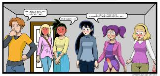 Post 4061108: Ashley Dan_Shive Diane El_Goonish_Shive gjt0530  Justin_Tolkiberry Sarah_Brown Susan_Pompoms Tedd_Verres