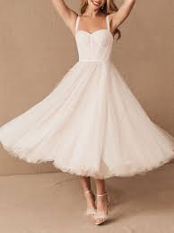 Check spelling or type a new query. Weisses Kurzes Brautkleid T Lange A Linie Schatz Perlen Spaghettitrager Tee Lange Kleid Milanoo Com