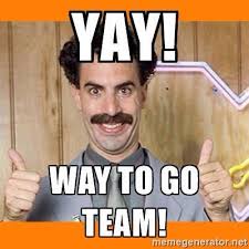 Gots 3 points karma very nice. Borat Memes