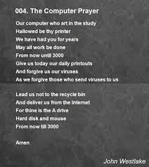 Poem for senior computer users. Computer Poems