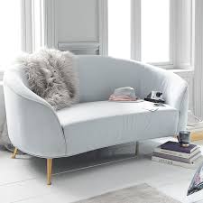 Curved Loveseat Small Couch In Bedroom Love Seat Small Couch