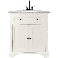 27 to 32 inch bathroom vanities (single/double sink). Home Decorators Collection Hamilton 31 In W X 23 In D Corner Bath Vanity In Ivory With Granite Vanity Top In Grey 10809 Cs30h Dw The Home Depot