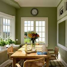 Cozy Sage Dining Area Green Kitchen Walls Green Dining Room Living Room Green