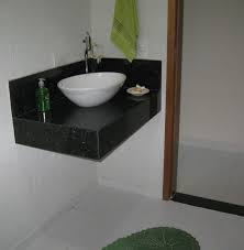 Lavatorio Sobre Marmore Granito Cuba De Vidro Acrilico Branca Sobre O Marmore Preto Absoluto Pias De Banheiro Marmore Pias De Banheiro Banheiro Marmore