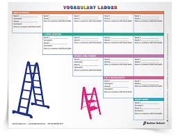 Vocabulary Ladder Chart 1 12 Download Sadlier School