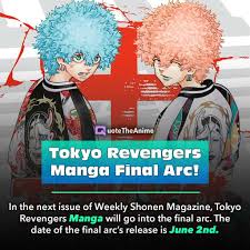 An anime television series adaptation by liden films premiered in april 2021. Tokyo Revengers Manga Gets Into The Final Arc Hot News
