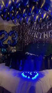 Birthday hotel room outlet decoration for boyfriend