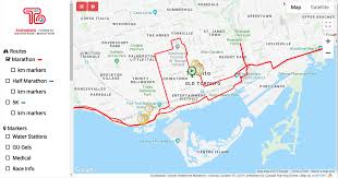 2019 Scotiabank Toronto Waterfront Marathon Interactive Map