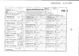 Printable Medication Chart By Manrex Pty Ltd Au 2005100889
