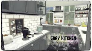 I made a new kitchen set, inspired by japanese kitchen designs. Gray Kitchen By Dinha Gamer For The Sims 4 Spring4sims Grey Kitchen Sims 4 Kitchen Sims
