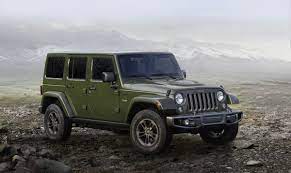 Celebrate 75 Years With The Jeep Wrangler And Custom Wheels Used Jeep Wrangler Jeep Wrangler Diesel Jeep Wrangler