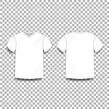 Download White Men S T Shirt Template V Neck Front And Back Side Views Royalty Free Cliparts Vectors And Stock Illustration Image 99520788