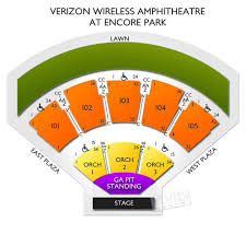 48 Explanatory Seating Chart For Verizon Wireless Amphitheater