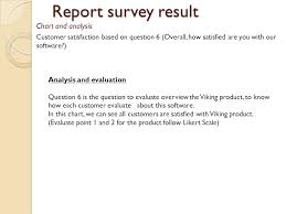 Viking Survey Results Report Team Assignment 11 Team Ppt